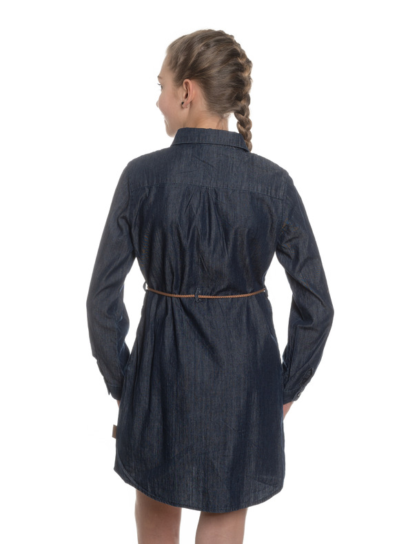 Sam 73 Dunkelblau Mädchen-Hemdkleid SAM 73