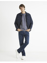 Celio Dunkelblaue Herrenjeans Straight Fit Celio