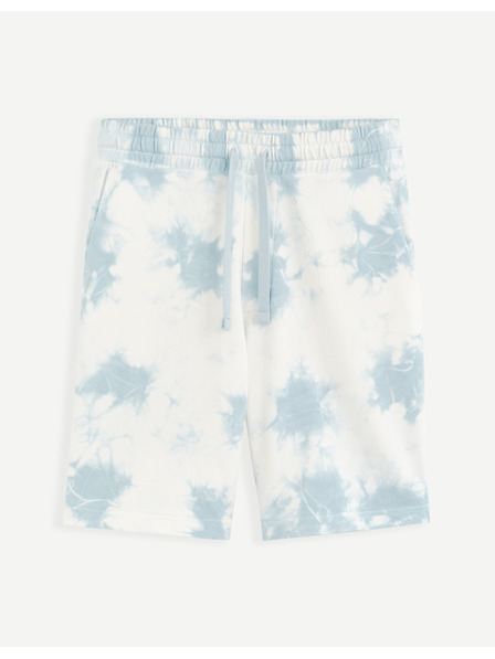 Celio Blaue Batik-Shorts Celio Botache