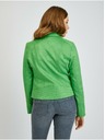 Orsay Grüne Damenlederjacke aus Wildleder ORSAY