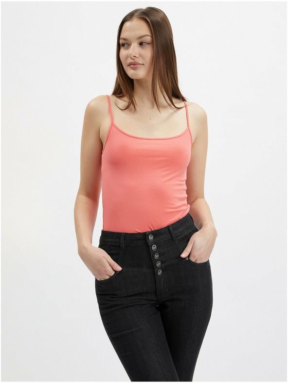 Orsay Korallen Basic Top für Damen ORSAY