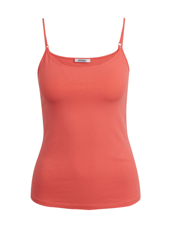Orsay Korallen Basic Top für Damen ORSAY