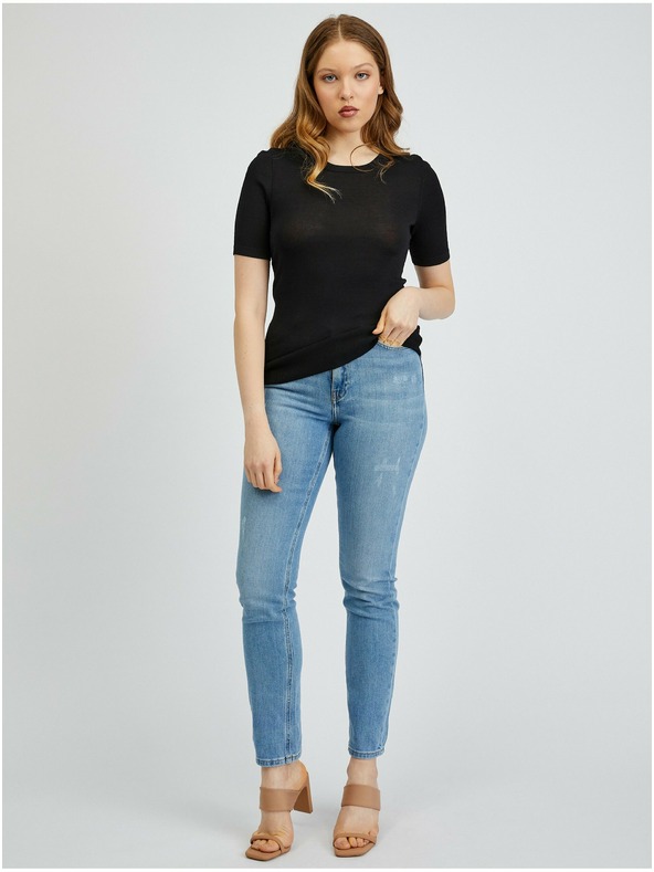 Orsay Schwarzes Damen-Pullover-Shirt ORSAY