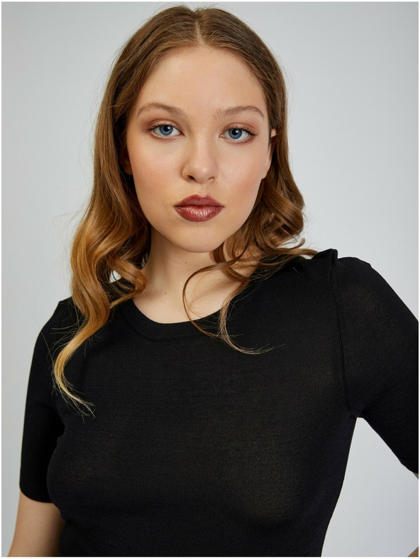 Orsay Schwarzes Damen-Pullover-Shirt ORSAY