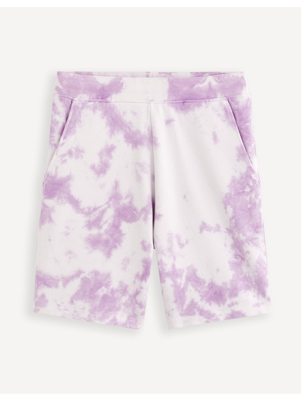 Celio Lila Herren-Batik-Sweatpants Celio Doengame