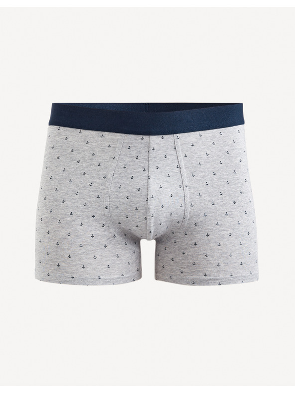 Celio Hellgraue Herren-Boxershorts Celio Gibobord