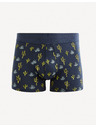 Celio Dunkelblaue gemusterte Herren-Boxershorts Celio Gibocactus