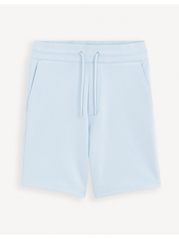 Celio Hellblaue Herren Sweat Shorts Celio Toshort