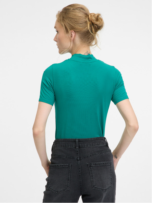 Orsay Grünes Damen-Kurzarm-T-Shirt ORSAY