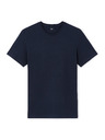 Celio Dunkelblaues Basic-T-Shirt Celio Tebase