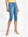 Orsay Blaue Jeans-Capri-Shorts ORSAY