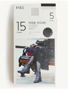 Marks & Spencer 5er-Pack matte Kniestrümpfe, 15 DEN Marks & Spencer schwarz