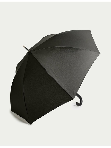 Marks & Spencer Großer Regenschirm aus recyceltem Polyester mit Windtech™ Marks & Spencer Schwarz