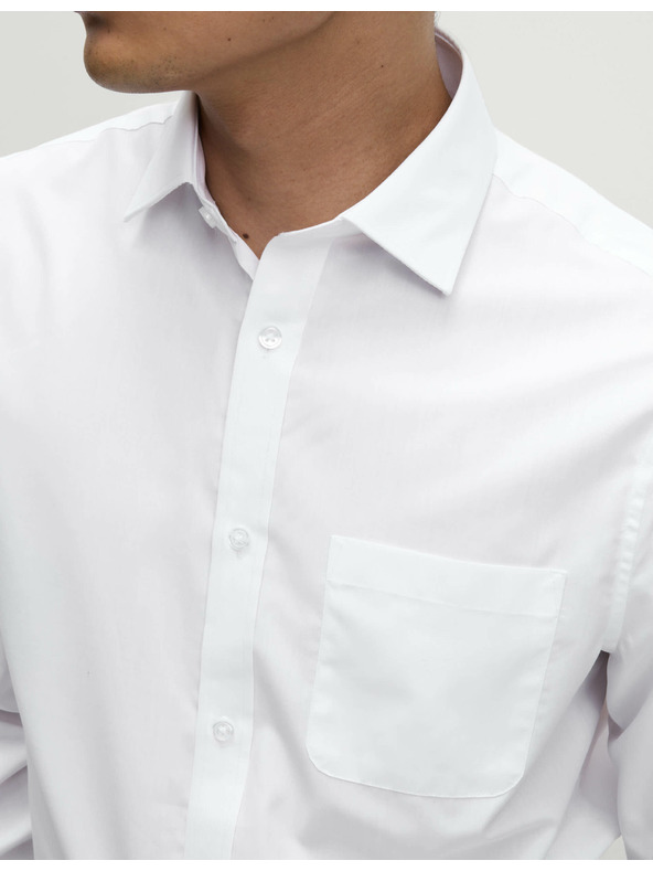 Marks & Spencer Langarmhemd, normaler Schnitt, 3er-Set Marks & Spencer weiß