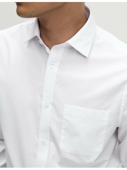 Marks & Spencer Langarmhemd, normaler Schnitt, 3er-Set Marks & Spencer weiß