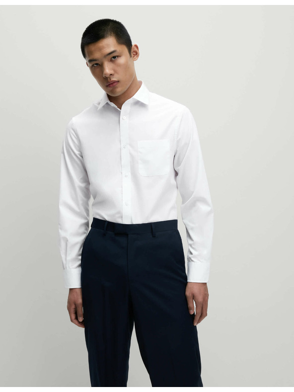 Marks & Spencer Langarmhemd, normaler Schnitt, 3er-Set Marks & Spencer weiß