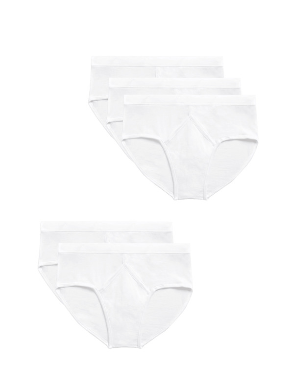 Marks & Spencer Baumwoll-Slips, 5er Pack Marks & Spencer weiß