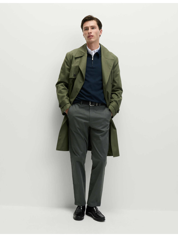 Marks & Spencer Stretch-Chinohose Regular Fit Marks & Spencer grau