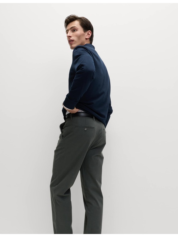 Marks & Spencer Stretch-Chinohose Regular Fit Marks & Spencer grau