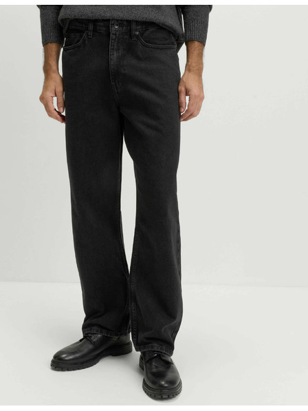 Marks & Spencer Authentic Loose Fit Festigungsjeans von Marks & Spencer schwarz