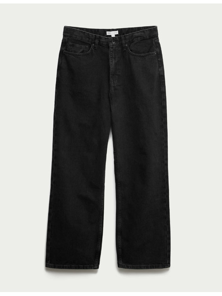 Marks & Spencer Authentic Loose Fit Festigungsjeans von Marks & Spencer schwarz