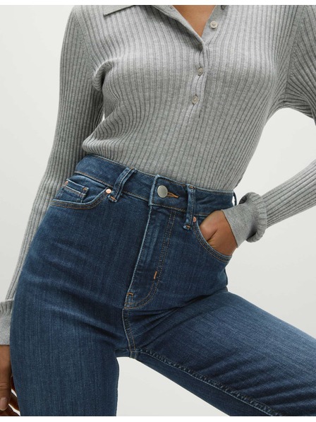 Marks & Spencer Extrem weiche, eng anliegende High-Waist-Jeans Ivy von Marks & Spencer navy