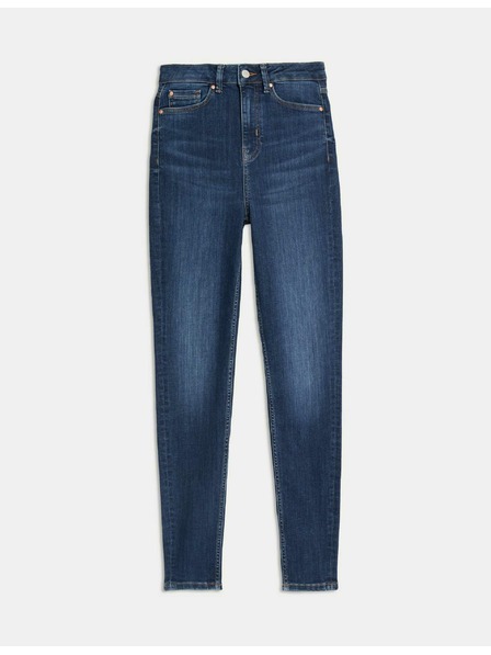 Marks & Spencer Extrem weiche, eng anliegende High-Waist-Jeans Ivy von Marks & Spencer navy