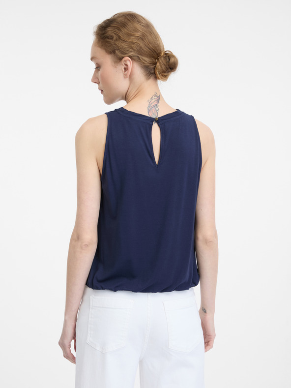 Orsay Dunkelblaue Damen Bluse ORSAY