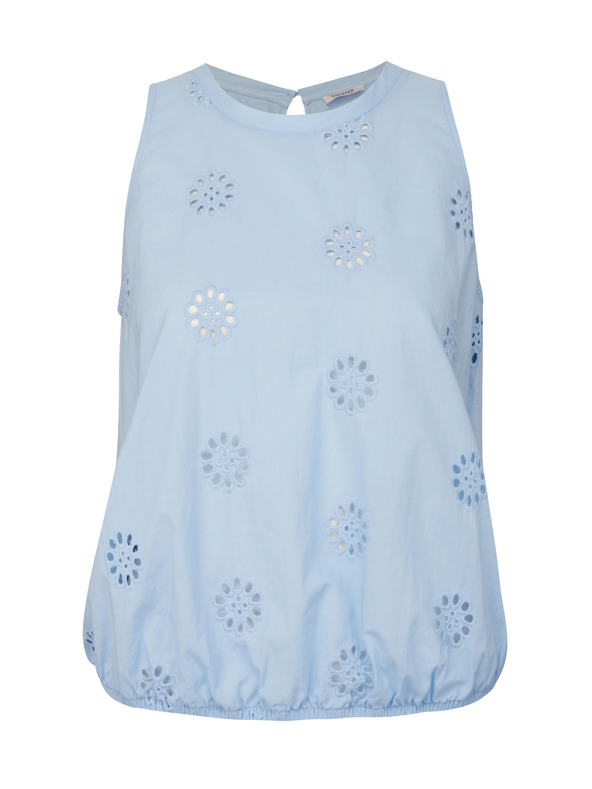 Orsay Hellblaue Damen Bluse ORSAY