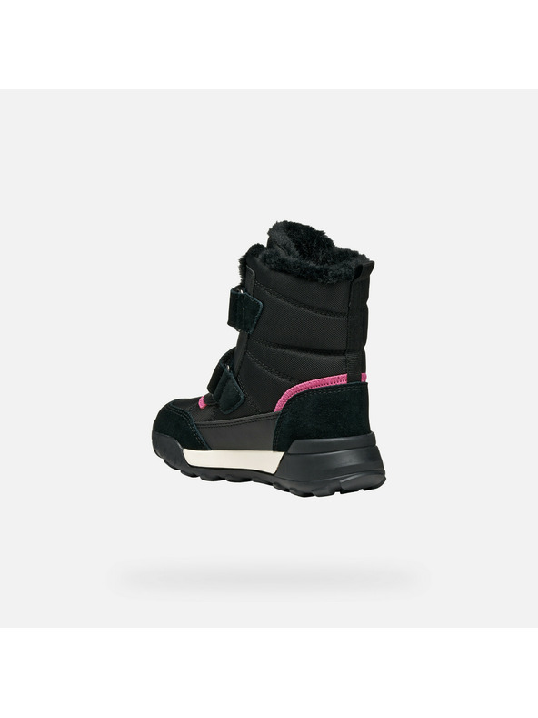Geox Schwarze Mädchen-Stiefeletten Geox Trekkyup AB