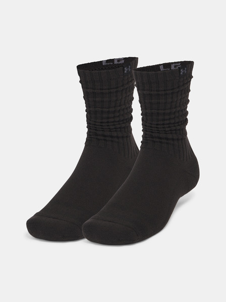 Under Armour Unisex-Socken Under Armour Sportswear Baumwolle Scrunch Crew-SCHWARZ