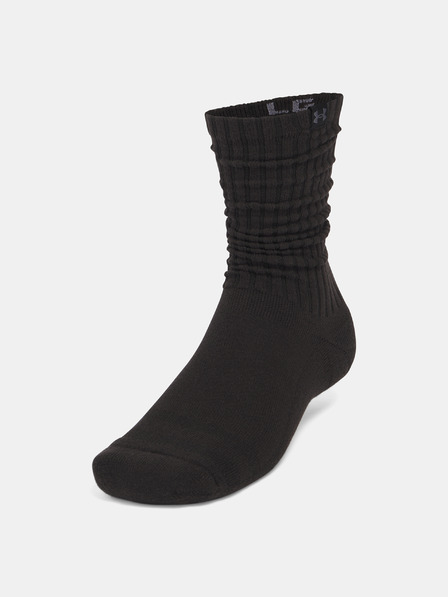 Under Armour Unisex-Socken Under Armour Sportswear Baumwolle Scrunch Crew-SCHWARZ