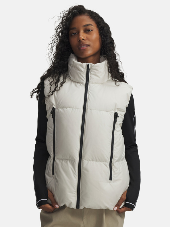 Under Armour Damen-Weste Under Armour Limitless Daunenpuffer Weste-WEISS