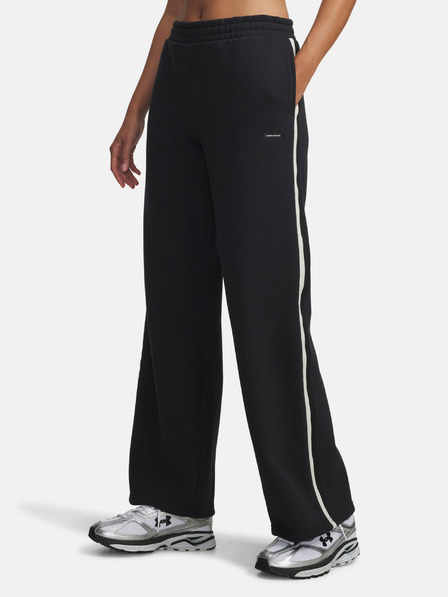 Under Armour Damen-Sporthose Under Armour Icon HWT Flc Puddle Hose-SCHWARZ