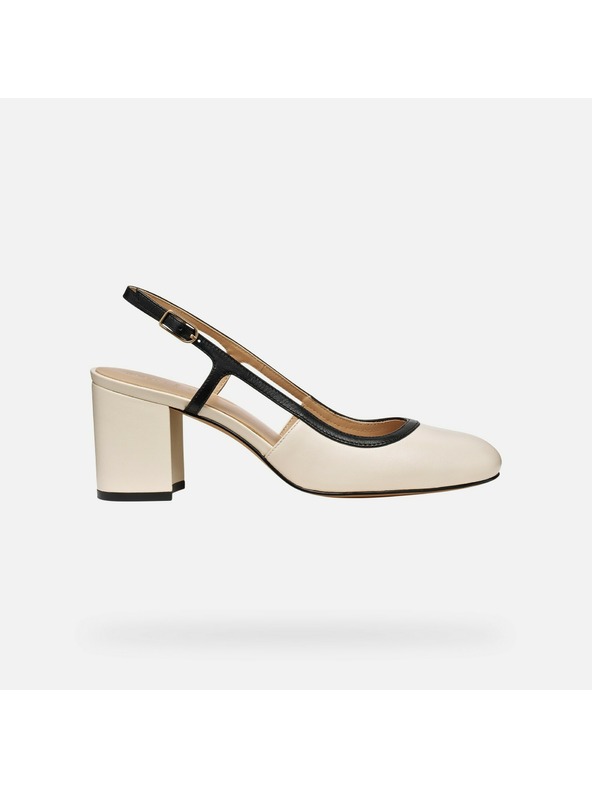 Geox Cremefarbene Damen-Pumps Geox Virnilisa 65