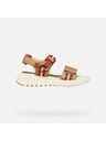Geox Beige Damen Sandalen Geox Flextride S