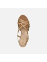 Geox Hellbraune Damen-Sandalen Geox Virnilisa 65 S