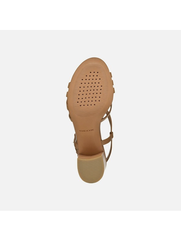 Geox Hellbraune Damen-Sandalen Geox Virnilisa 65 S