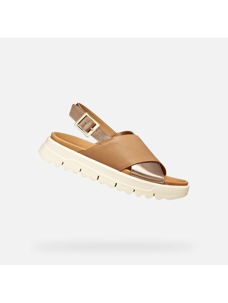 Geox Beige Damen-Sandalen Geox Xand 2.1S