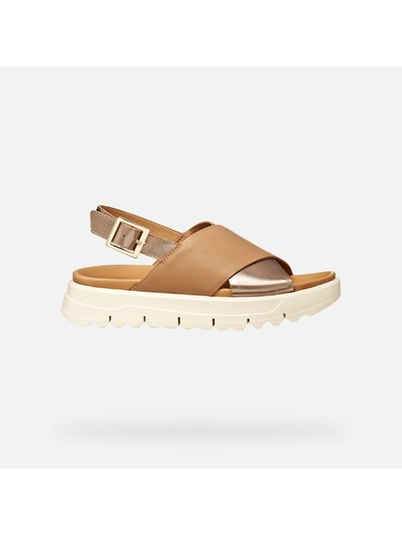 Geox Beige Damen-Sandalen Geox Xand 2.1S