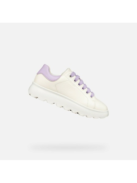 Geox Weiße Geox Puffypop Turnschuhe für Mädchen