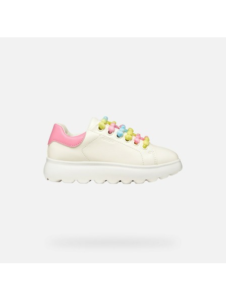 Geox Weiße Geox Puffypop Turnschuhe für Mädchen