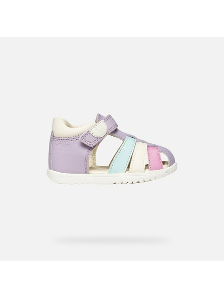 Geox Violett Mädchen Schuhe für erste Schritte Geox Sandal Macchia