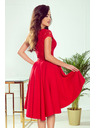 numoco Exklusives Kleid mit Spitze - rot Numoco PATRICIA