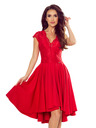 numoco Exklusives Kleid mit Spitze - rot Numoco PATRICIA