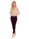 numoco Bluse mit Bindung - Beige