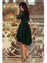 numoco NICOLLE - Exklusives Spitzenkleid - dunkelgrün