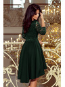 numoco NICOLLE - Exklusives Spitzenkleid - dunkelgrün