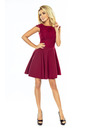 numoco MARTA Kleid mit Spitze - bordeauxrot