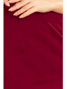 numoco KELLY Elegantes Kleid mit Ausschnitt - Burgunder
